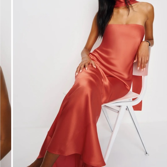 Reformation oren silk dress